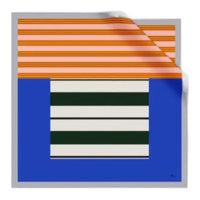 DIOR Silk Silk Scarves Women's Blue
