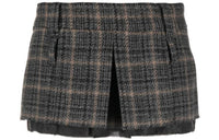 MIU MIU SS22 Casual Short Skirts Women's Black
