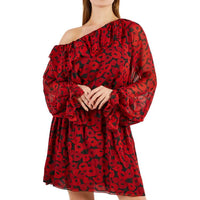 SAINT LAURENT Poppy Print Dress