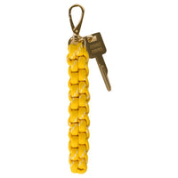 MIU MIU Nylon Charm Bag Accessory Unisex Yellow