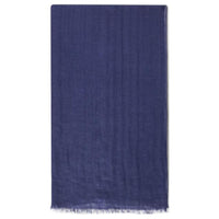 Loro Piana Mulberry Silk Shawls Women's Dark Blue