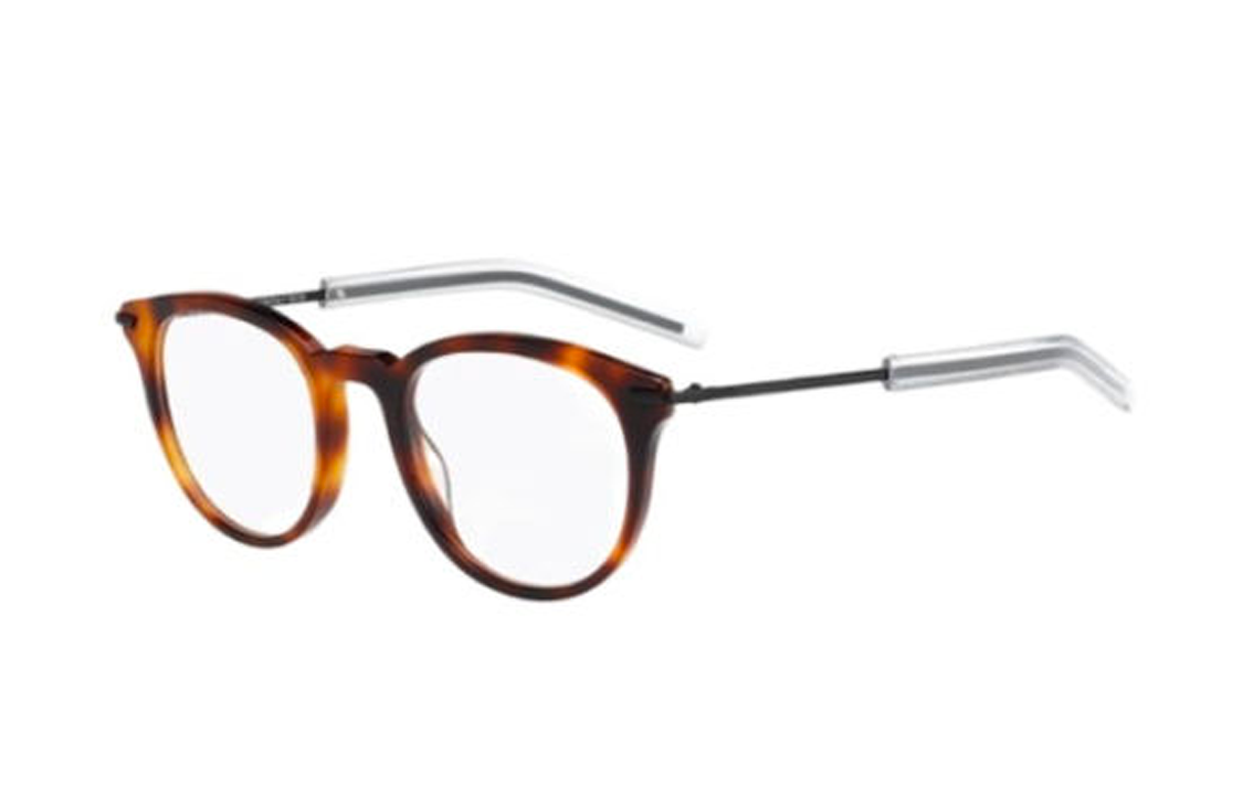 DIOR - Irregular Shape Eyeglass Frames Men's Tortoiseshell