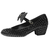 CHANEL Mary Jane Shoes 4.5cm Women's Black