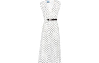 PRADA SS21 Sleeveless Dress Women's White