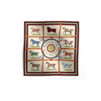 HERMES Silk Scarves Women's Multicolor