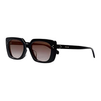 CELINE Subject To Official Website Square Sunglasses Women's Black/Brown