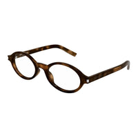 SAINT LAURENT Acetate Round Eyeglass Frames Women's Tortoiseshell
