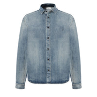 SAINT LAURENT Cassandre Denim Shirt