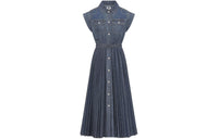 DIOR SS24 Short-Sleeved Dresses Women's Blue