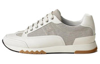 HERMES Trail Low Top Casual Shoes Men's White Gray