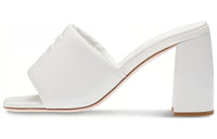 MIU MIU Odor-Resistant Slide Slippers Women's White