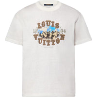 LOUIS VUITTON Graphic Cotton And Linen-Blend T-Shirt