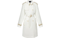 LOUIS VUITTON FW22 Trench Coat Women's White