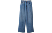 MIU MIU Logo embroidered Wide leg Jeans
