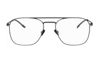SAINT LAURENT Stainless Steel Aviator Eyeglass Frames Unisex Black