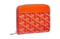 GOYARD MATIGNON Canvas With Leather Wallet Small Size Unisex Orange