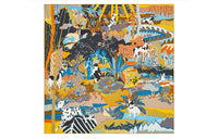HERMES Silk Scarf Unisex Multicolor
