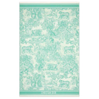 DIOR Cotton Knit Scarves Women's Green