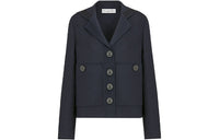 DIOR Quarterly New Products Jackets Women's Marine Blue