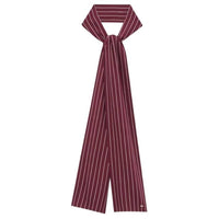 SAINT LAURENT Viscose Silk Scarves Men's Red
