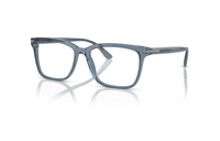 PRADA Acetyl Rectangular Eyeglass Frames Men's Gray