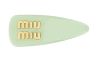 MIU MIU Hair Clips Women's Green