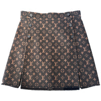 LOUIS VUITTON FW23 Casual Short Skirts Women's Brown