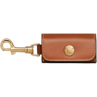 CELINE Cow Leather Storage Bag Unisex Tawny