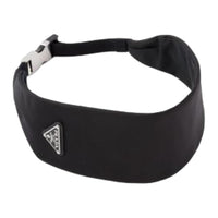 PRADA Nylon Hair Bands Women's Black