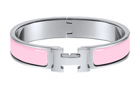 HERMES Clic-H Bangles Women's Silver