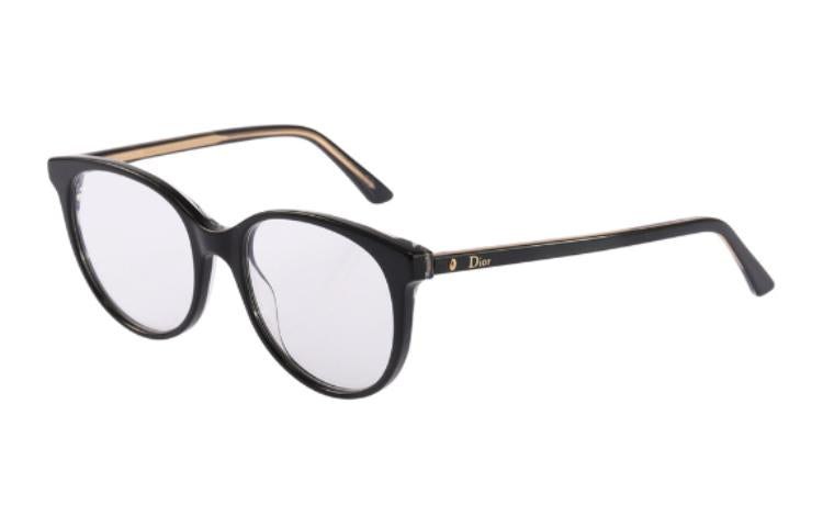 DIOR - Round Eyeglass Frames Unisex Black
