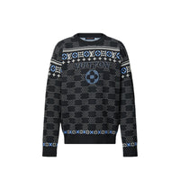 LOUIS VUITTON Jacquard Wool Pullover