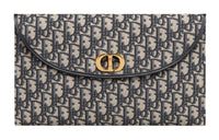 DIOR Fabric Clutch Women's Blue