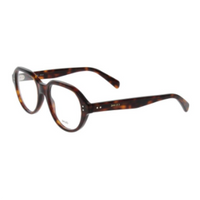 CELINE Oval Eyeglass Frames Unisex Tortoiseshell