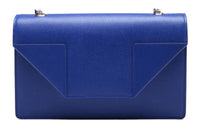 SAINT LAURENT Calfskin Crossbody Bag, Shoulder Bag Women's Blue