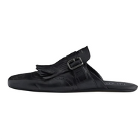 PRADA Rubber Sole Wrap toe Slippers Men's Black