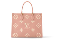 LOUIS VUITTON Onthego Mm Trianon Pink/Cream