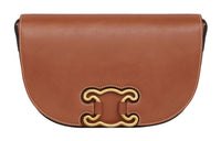 CELINE Calfskin Crossbody Bag Shoulder Bag Women's Brown