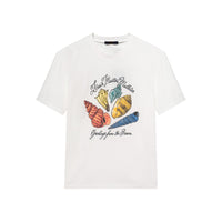 LOUIS VUITTON Printed Short-Sleeved Cotton T-Shirt