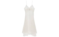 SAINT LAURENT FW22 Sleeveless Dress Women's White