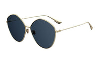 DIOR Round Sunglasses Women's Gold