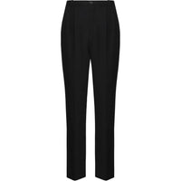 SAINT LAURENT Grain De Poudre Straight Leg Pants