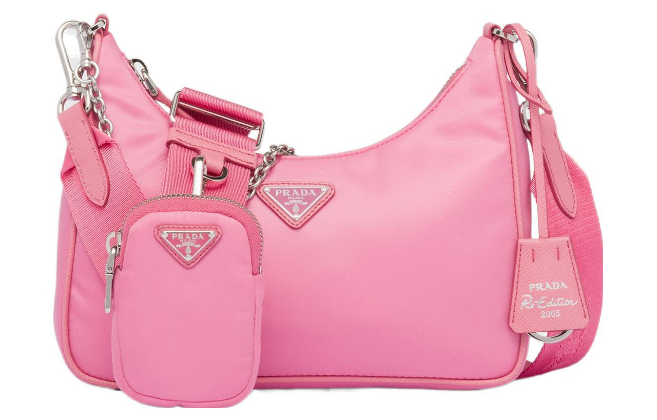 PRADA 2005 Shoulder Bag Begonia Pink