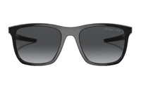 PRADA Nylon Irregular Shape Sunglasses Women's Black