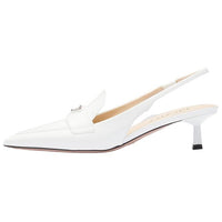 PRADA Slim Heel High Heels 4.5cm Women's White