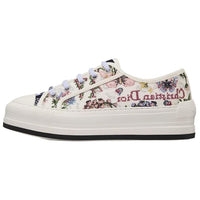 DIOR Dioramour Dior Low Top Skateboard Shoes Women's White