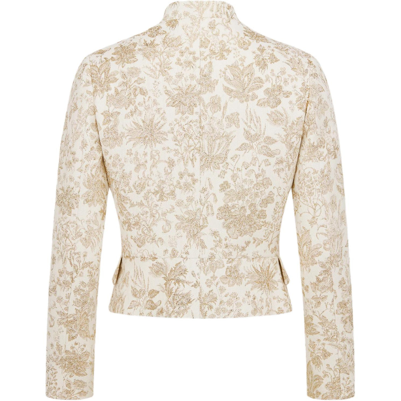 DIOR Cropped Jacket Jackets & Coats Women's White Gold