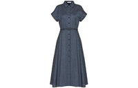 DIOR Quarterly New Products Short Sleeved Dresses Women's Blue