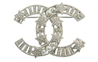 CHANEL Brooches Unisex White