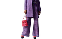 CHANEL Casual Pants Women's Purple